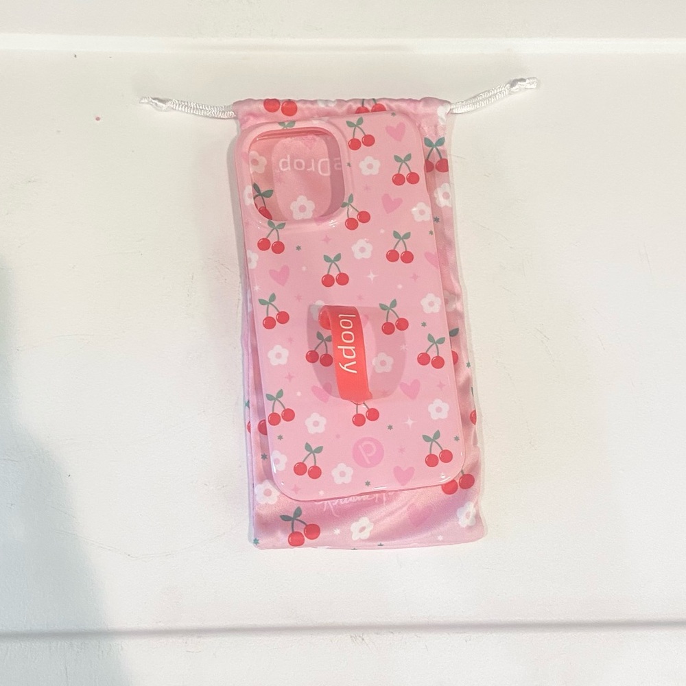 Loopy case iPhone 15 Pro MAX Krista Cherry Pink